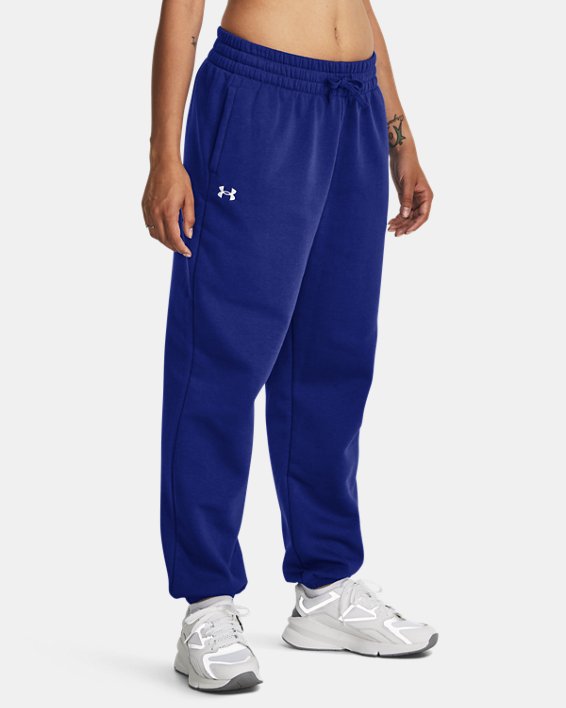 Pantalon de jogging UA Rival Fleece pour femme, Blue, pdpMainDesktop image number 0